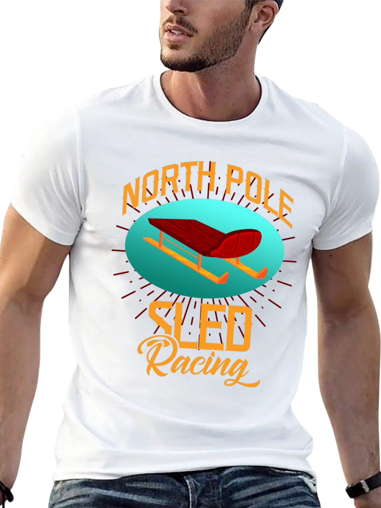 North Pole Sled Racing T-Shirt