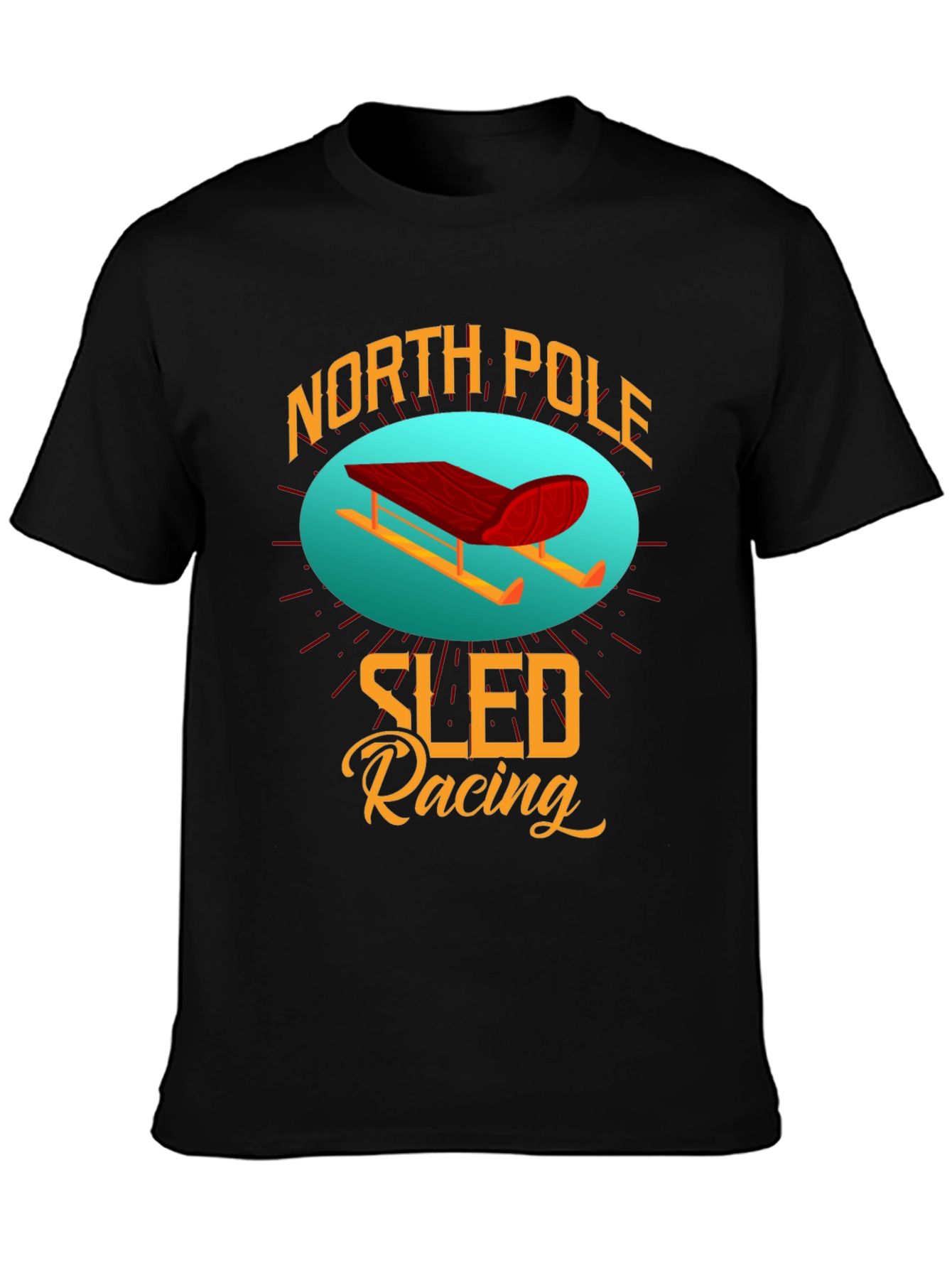 North Pole Sled Racing T-Shirt