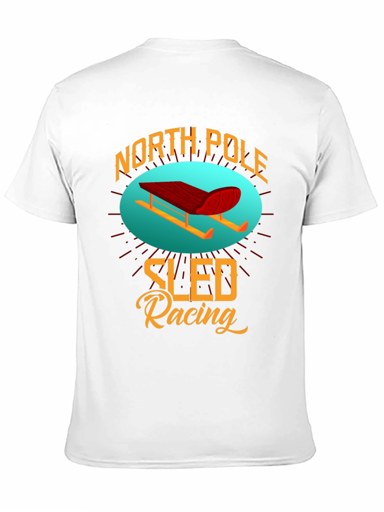 North Pole Sled Racing T-Shirt