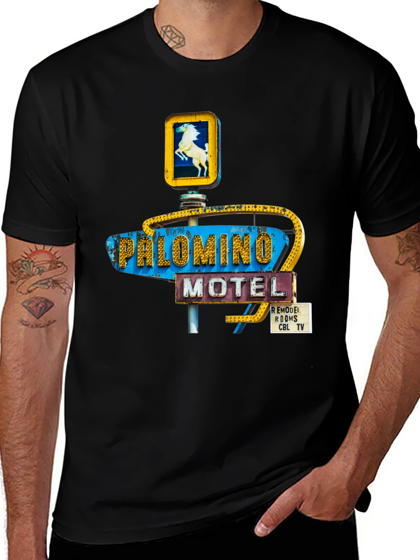 Palomino Motel Black T-Shirt