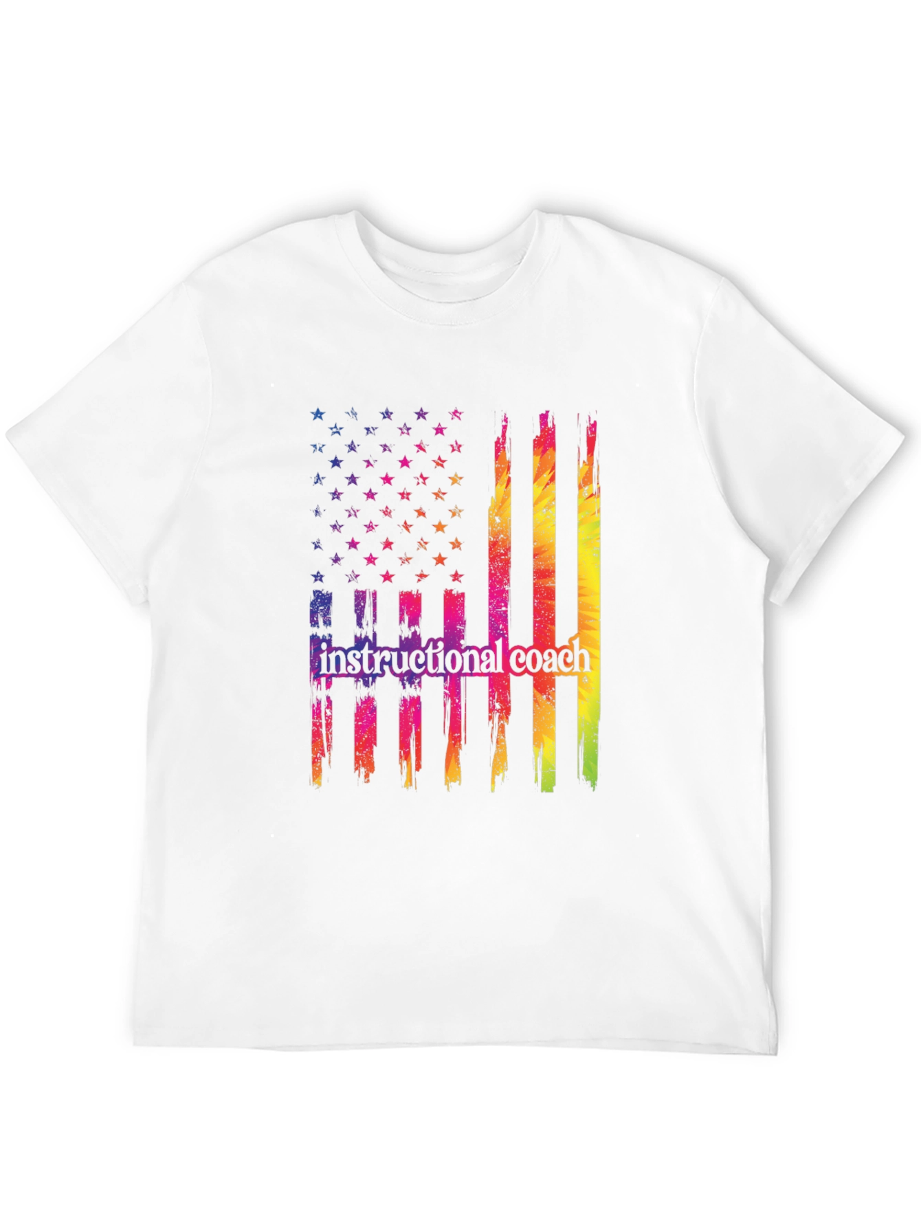 Instructional Coach American Flag T-Shirt