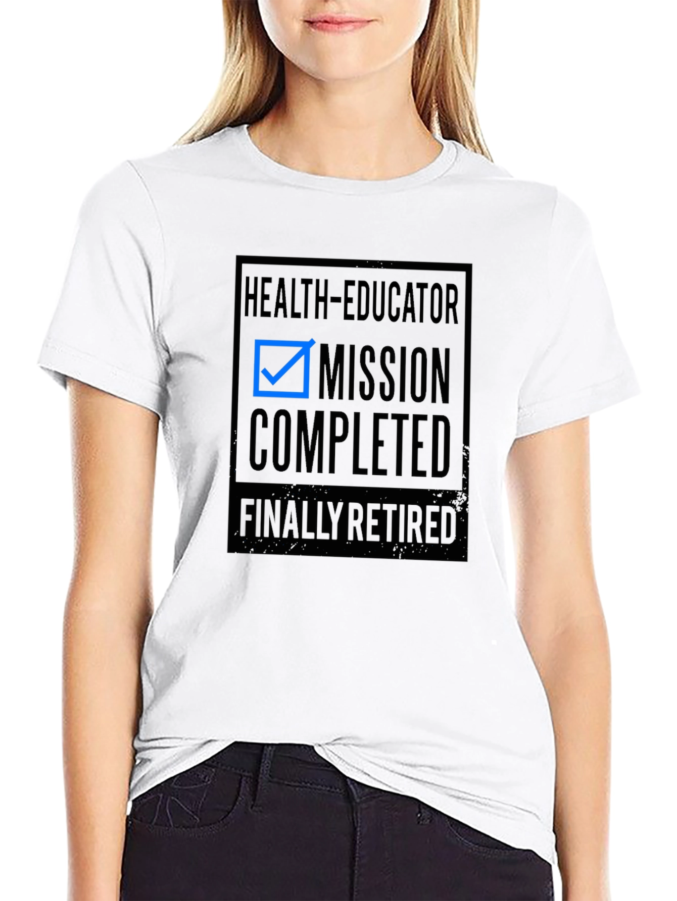 Health Educator Retirement T-Shirt - Mission Completed