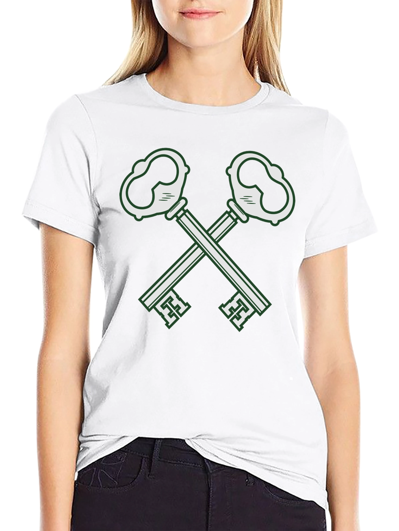 Crossed Keys Graphic T-Shirt