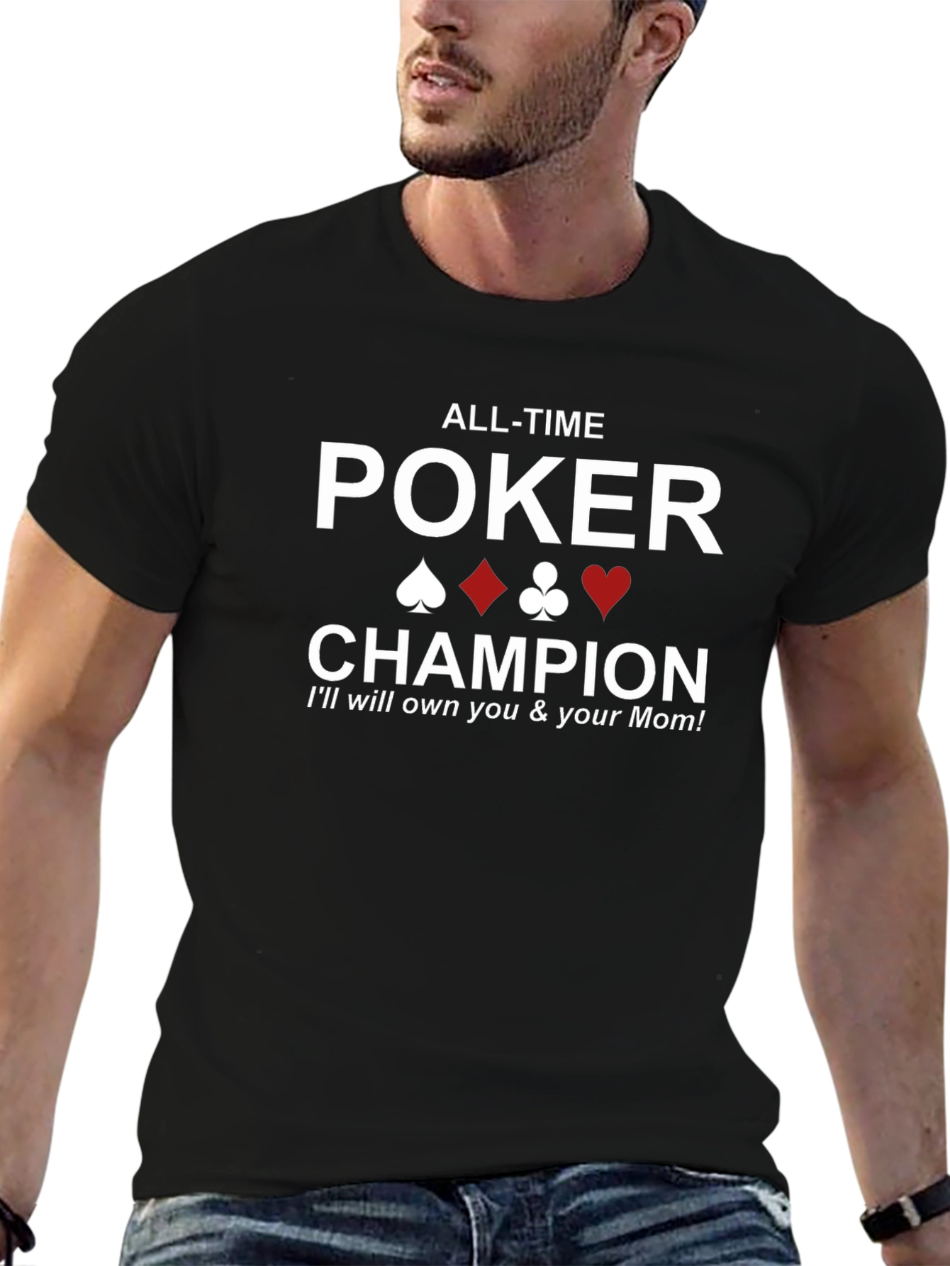All-Time Poker Champion Graphic T-Shirt