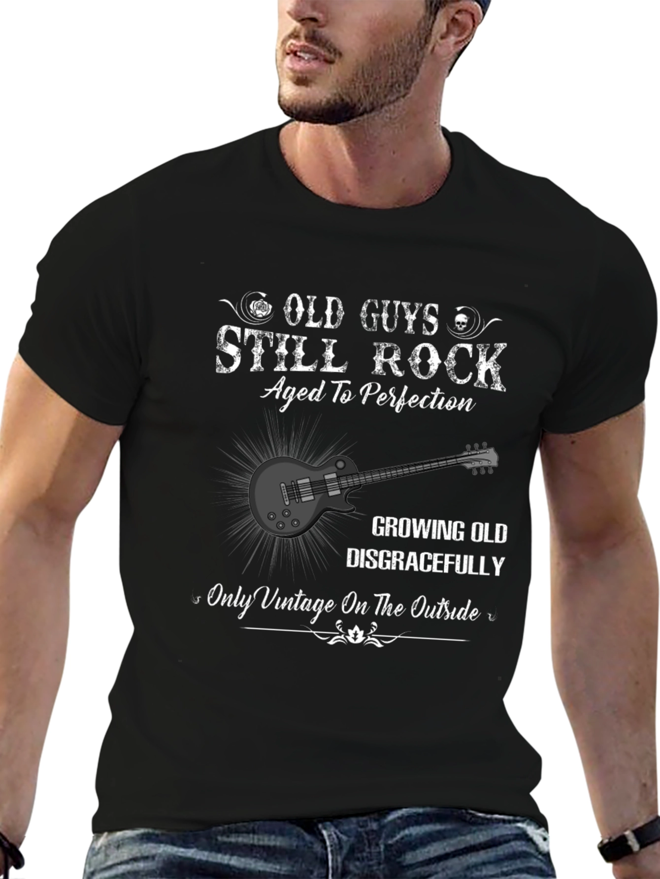 Old Guys Still Rock Aged to Perfection T-Shirt