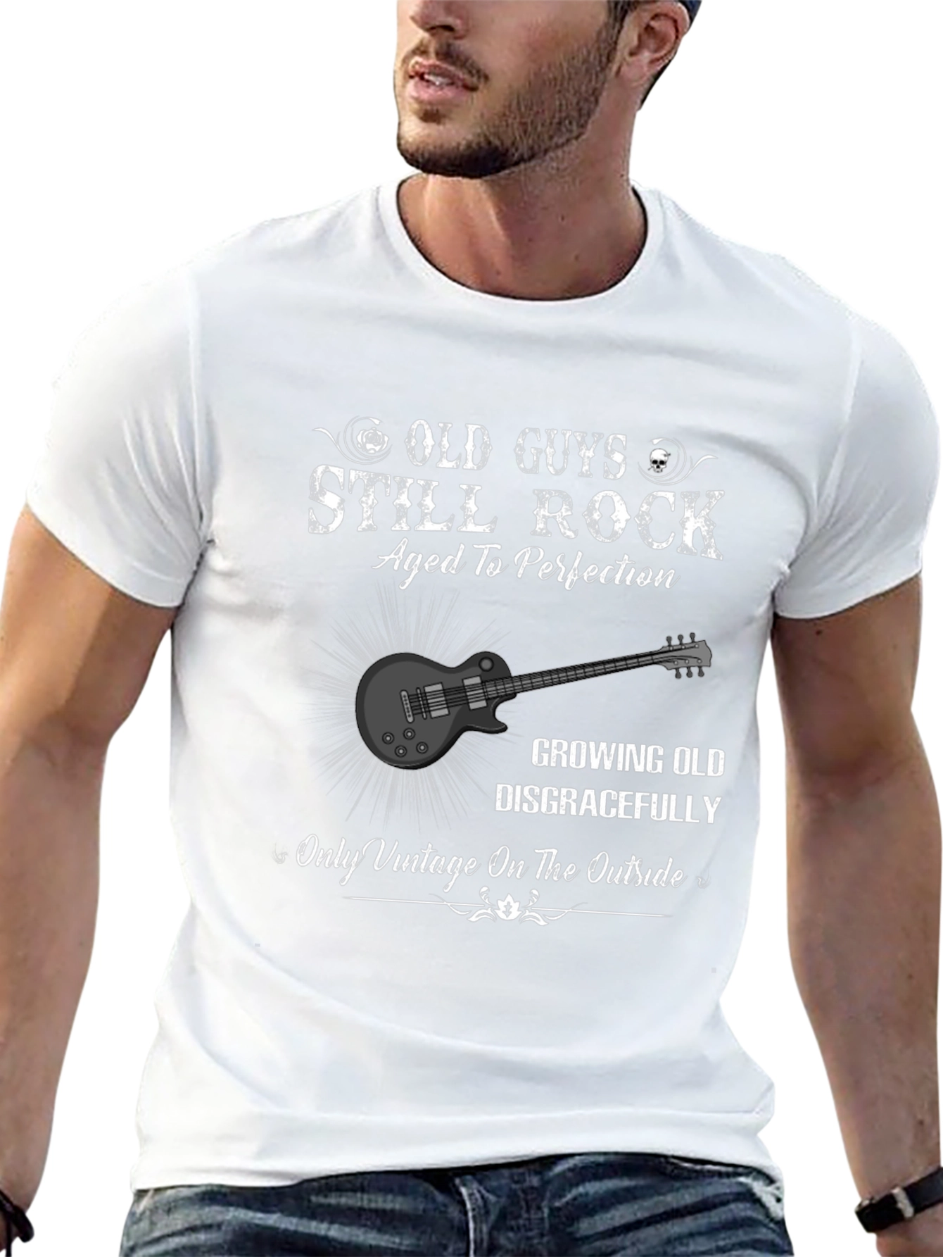 Old Guys Still Rock Aged to Perfection T-Shirt