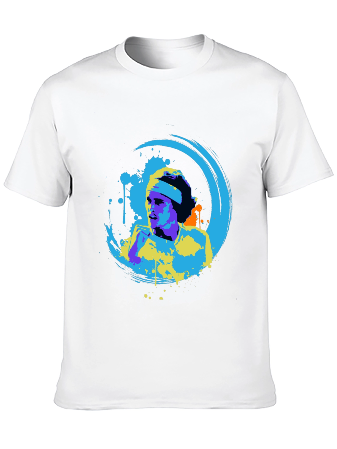 Abstract Art Graphic Black T-Shirt
