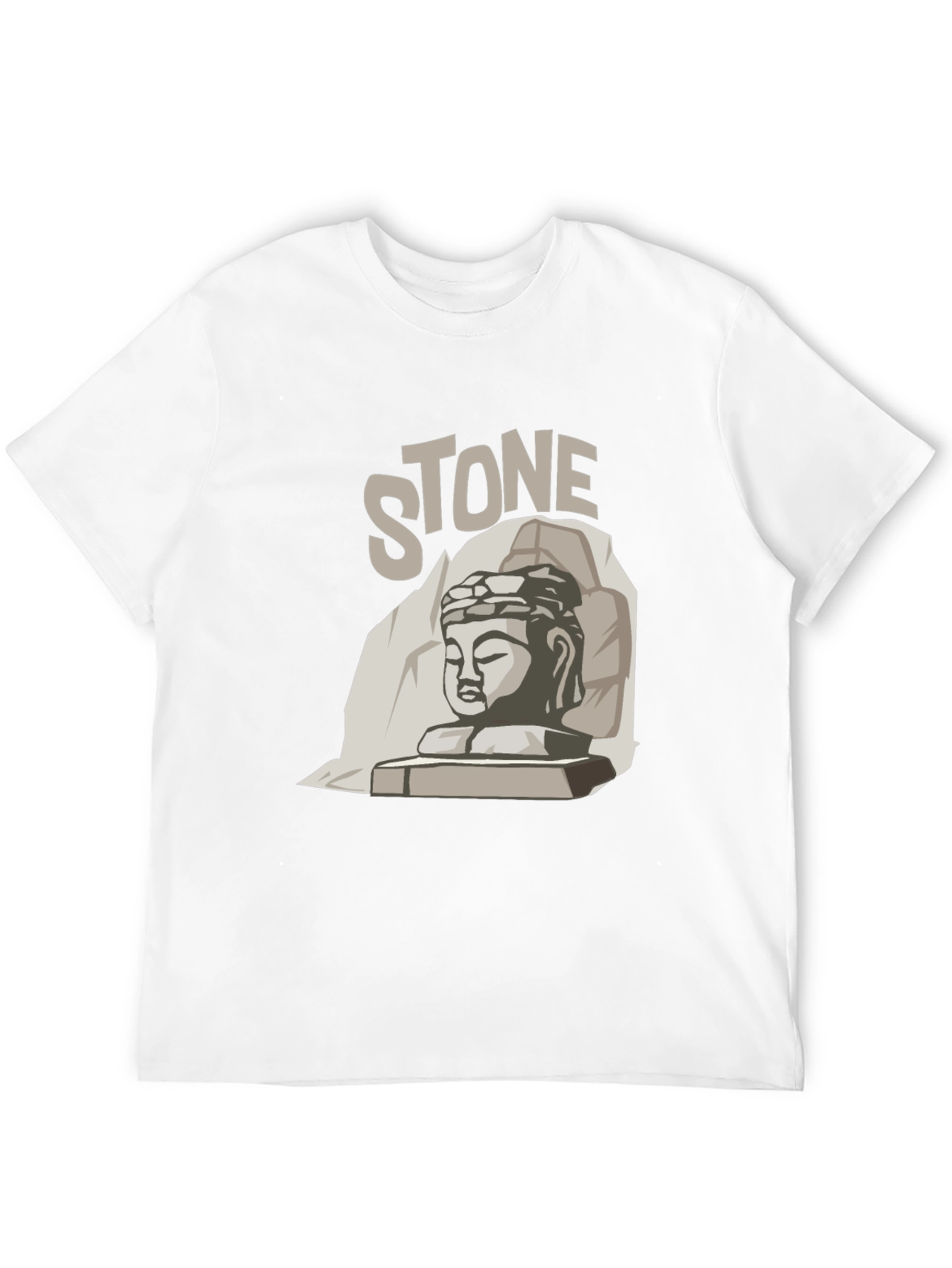 Stone Buddha Graphic T-Shirt - Unisex Black Tee