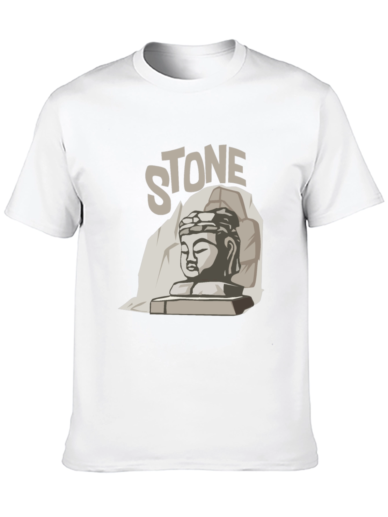 Stone Buddha Graphic T-Shirt - Unisex Black Tee