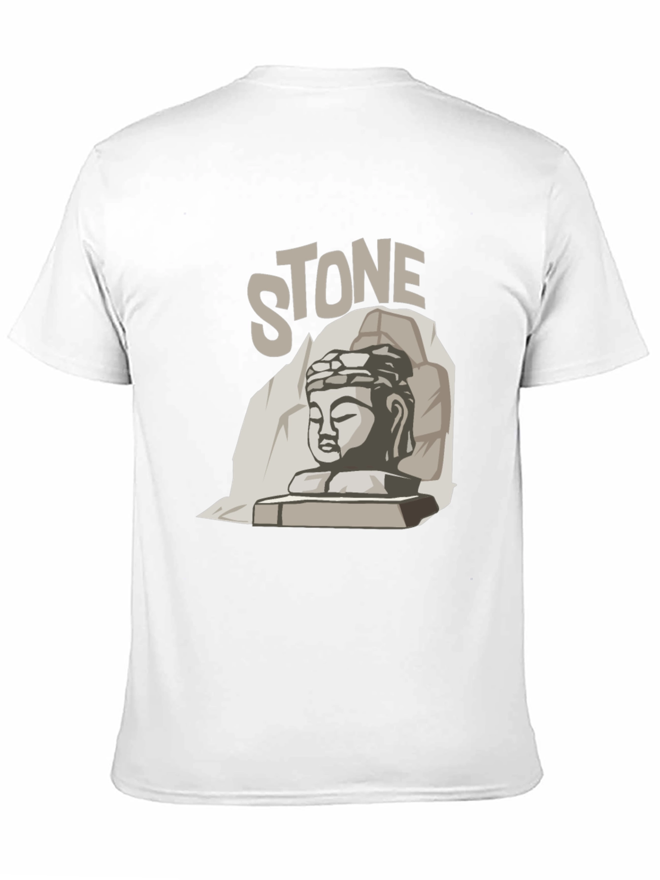 Stone Buddha Graphic T-Shirt - Unisex Black Tee