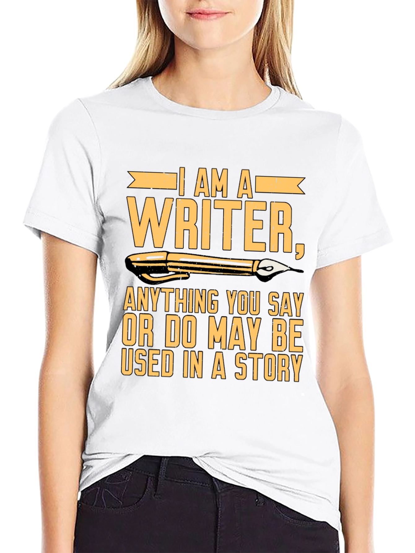 I Am A Writer Graphic Novelty T-Shirt