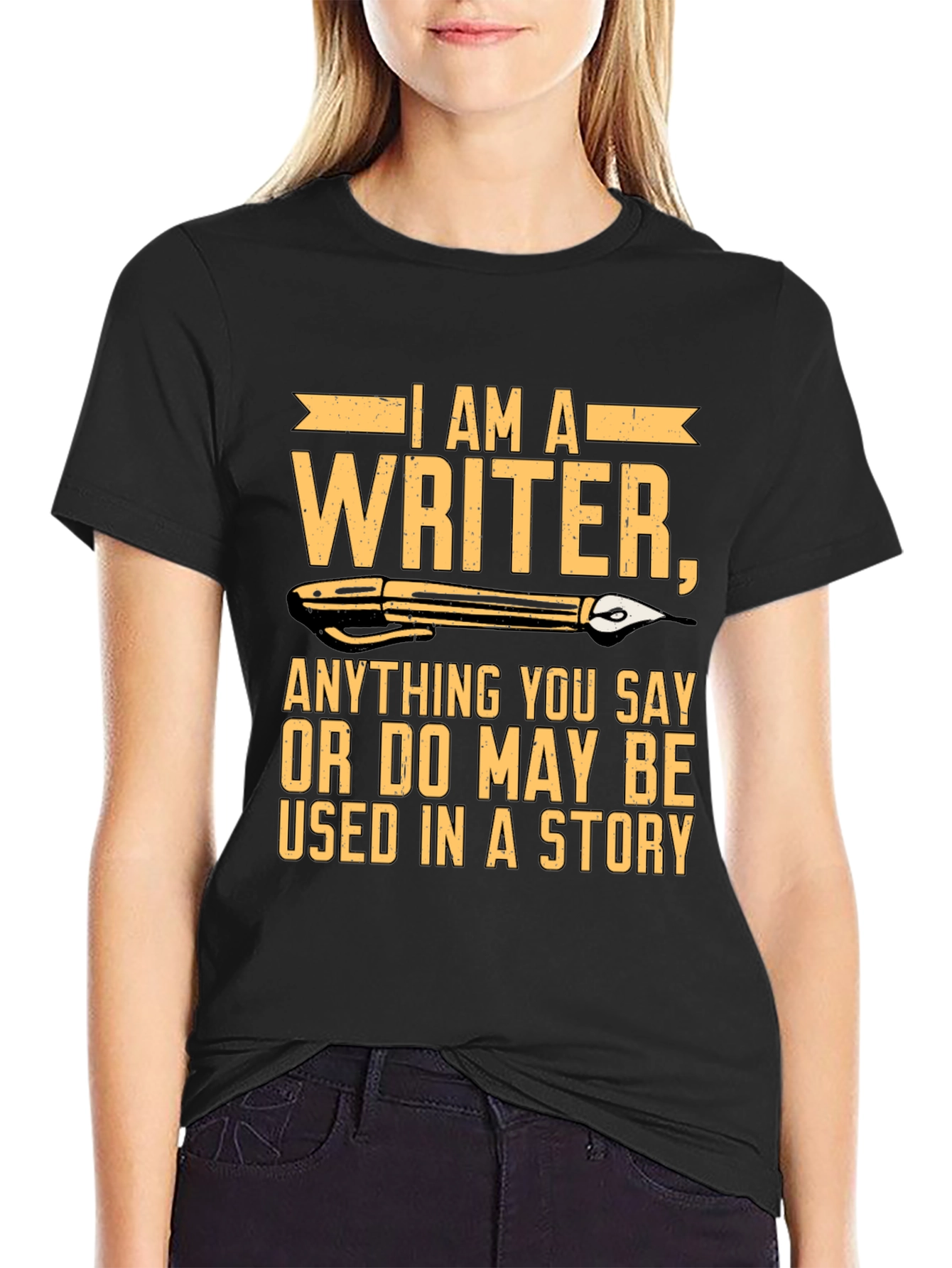 I Am A Writer Graphic Novelty T-Shirt