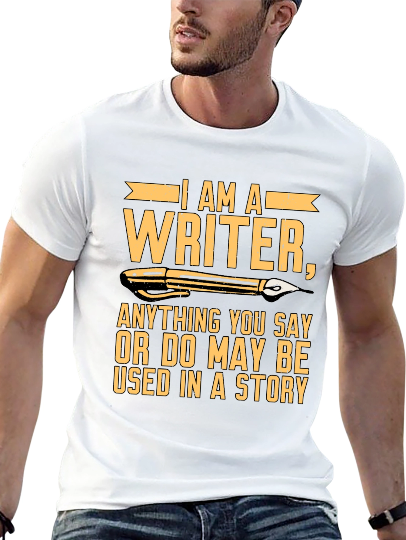 I Am A Writer Graphic Novelty T-Shirt