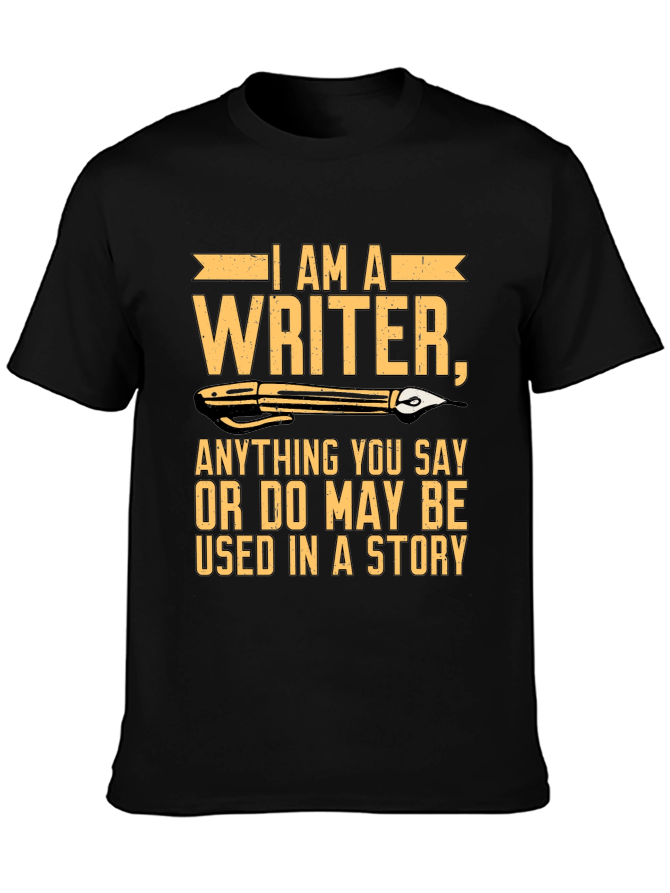 I Am A Writer Graphic Novelty T-Shirt