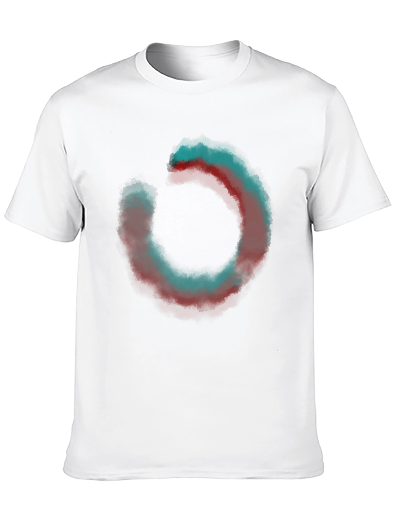 Abstract Circle Graphic Tee - Casual Comfort