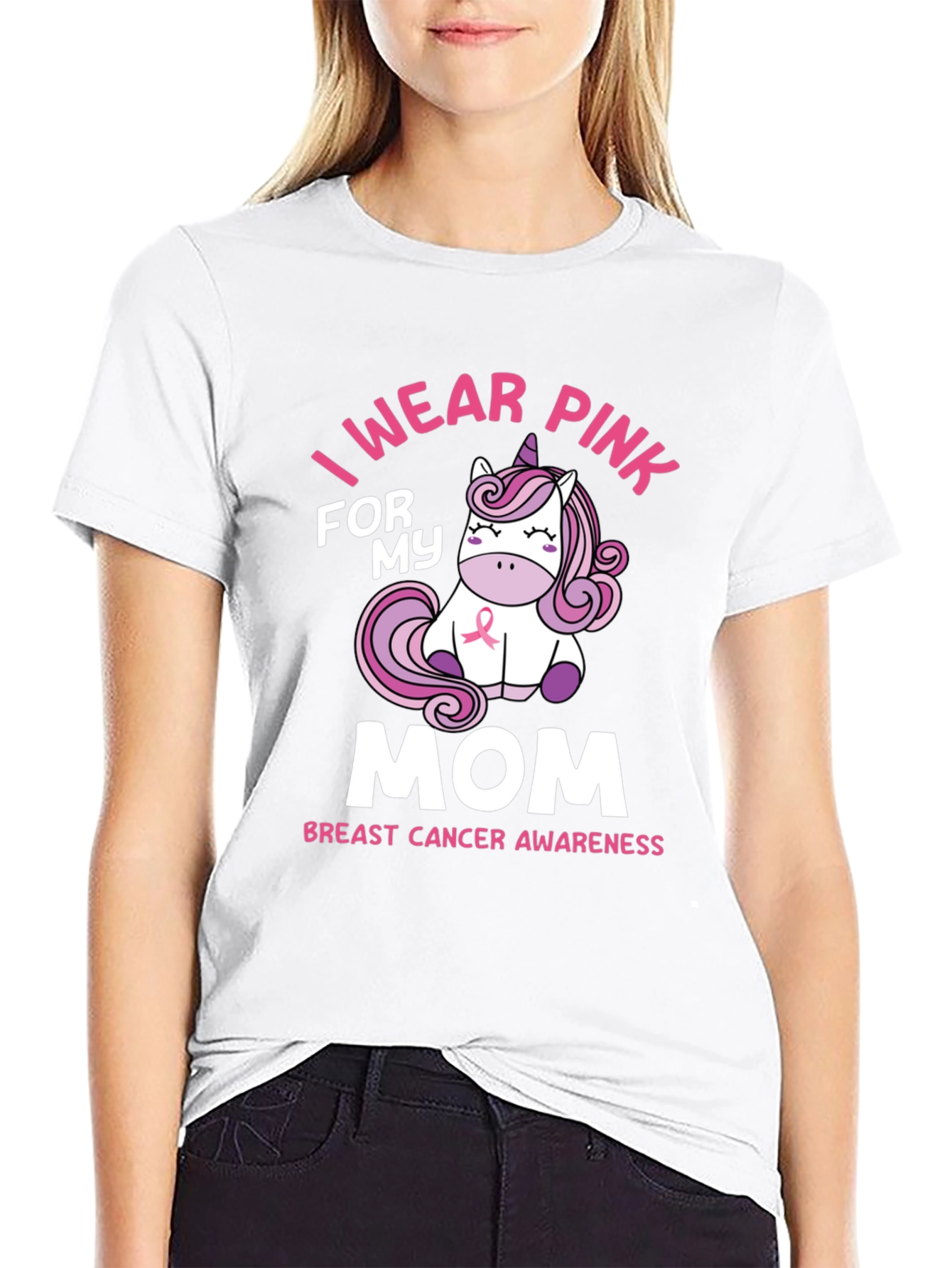 Breast Cancer Awareness Unicorn T-Shirt