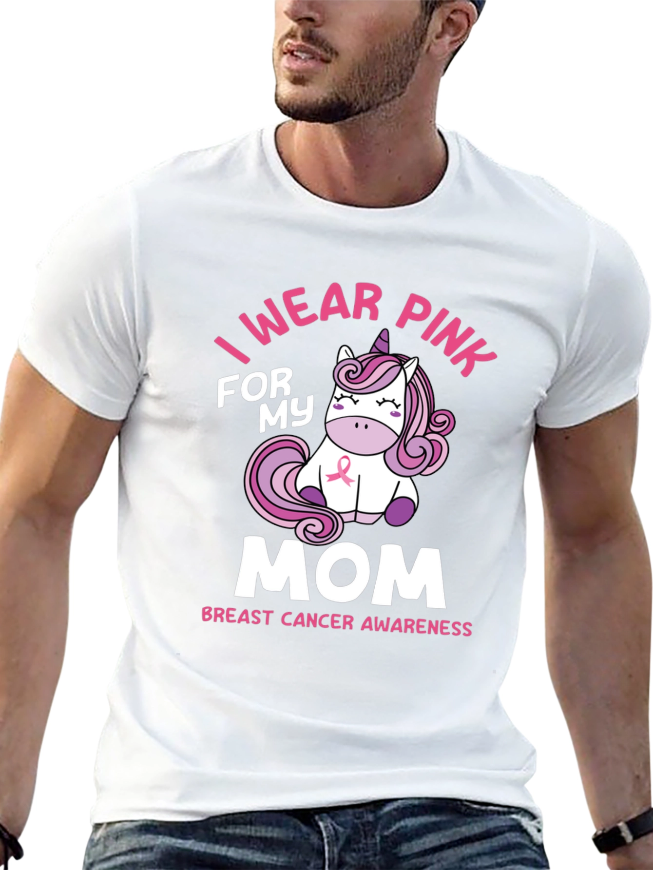 Breast Cancer Awareness Unicorn T-Shirt