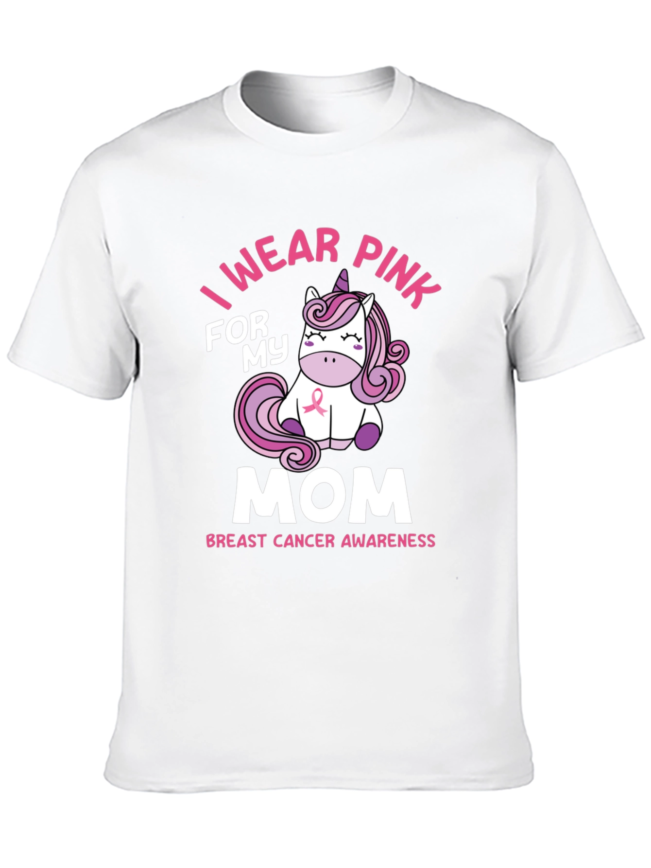 Breast Cancer Awareness Unicorn T-Shirt
