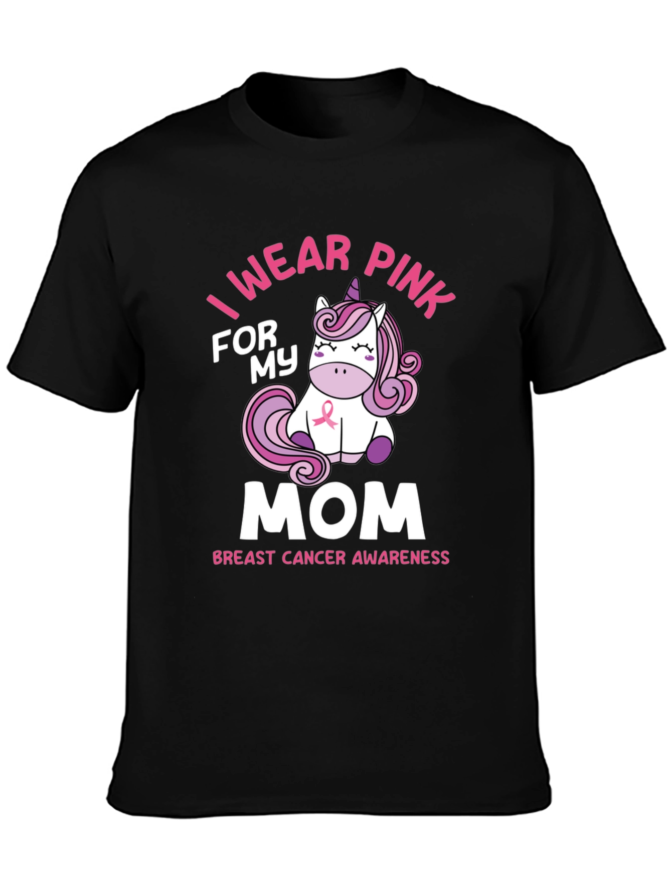 Breast Cancer Awareness Unicorn T-Shirt
