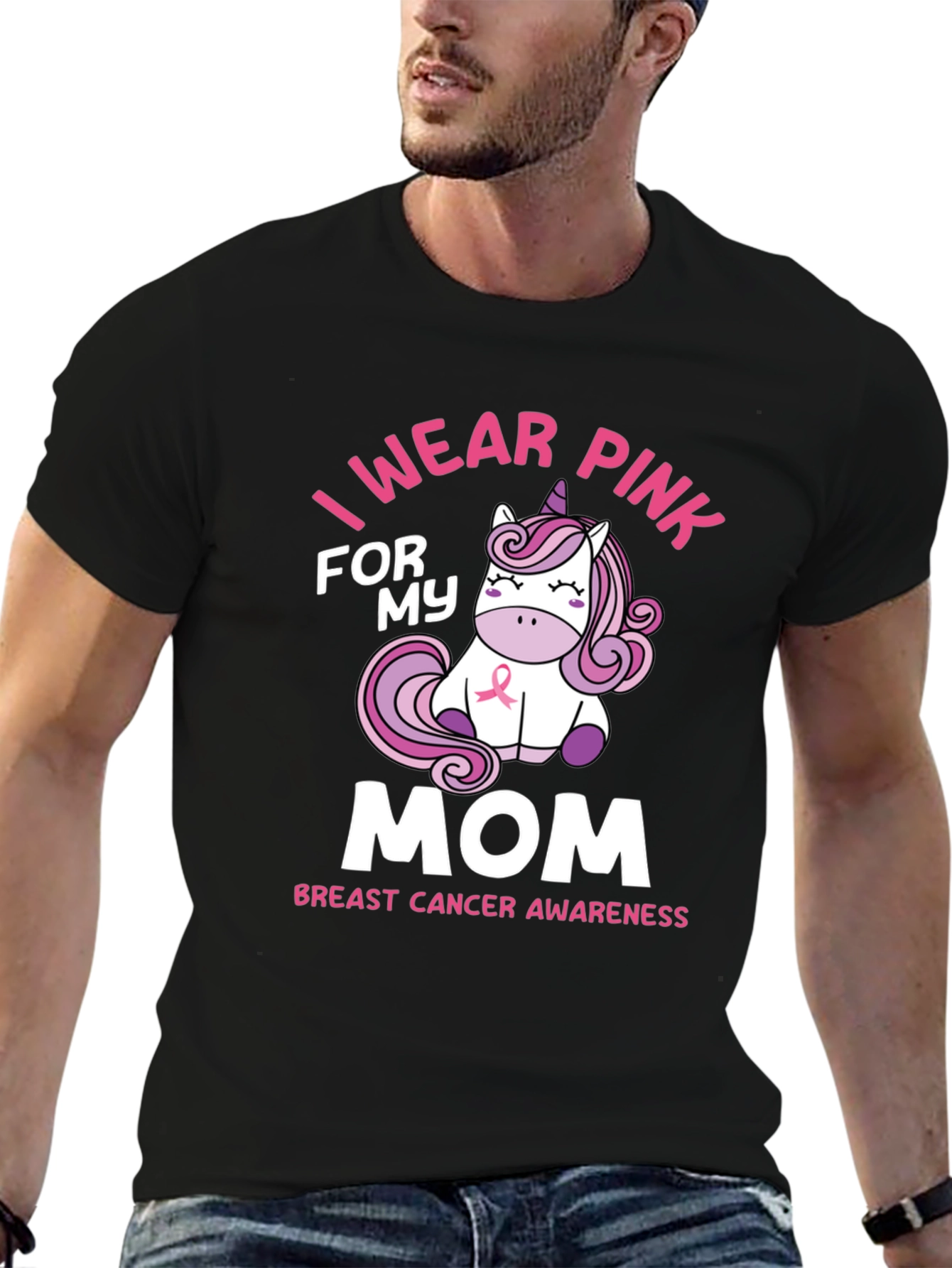 Breast Cancer Awareness Unicorn T-Shirt