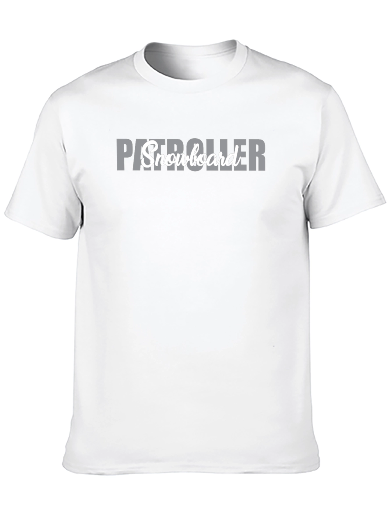 Patroller Snowboard Crew Neck Tee - Black