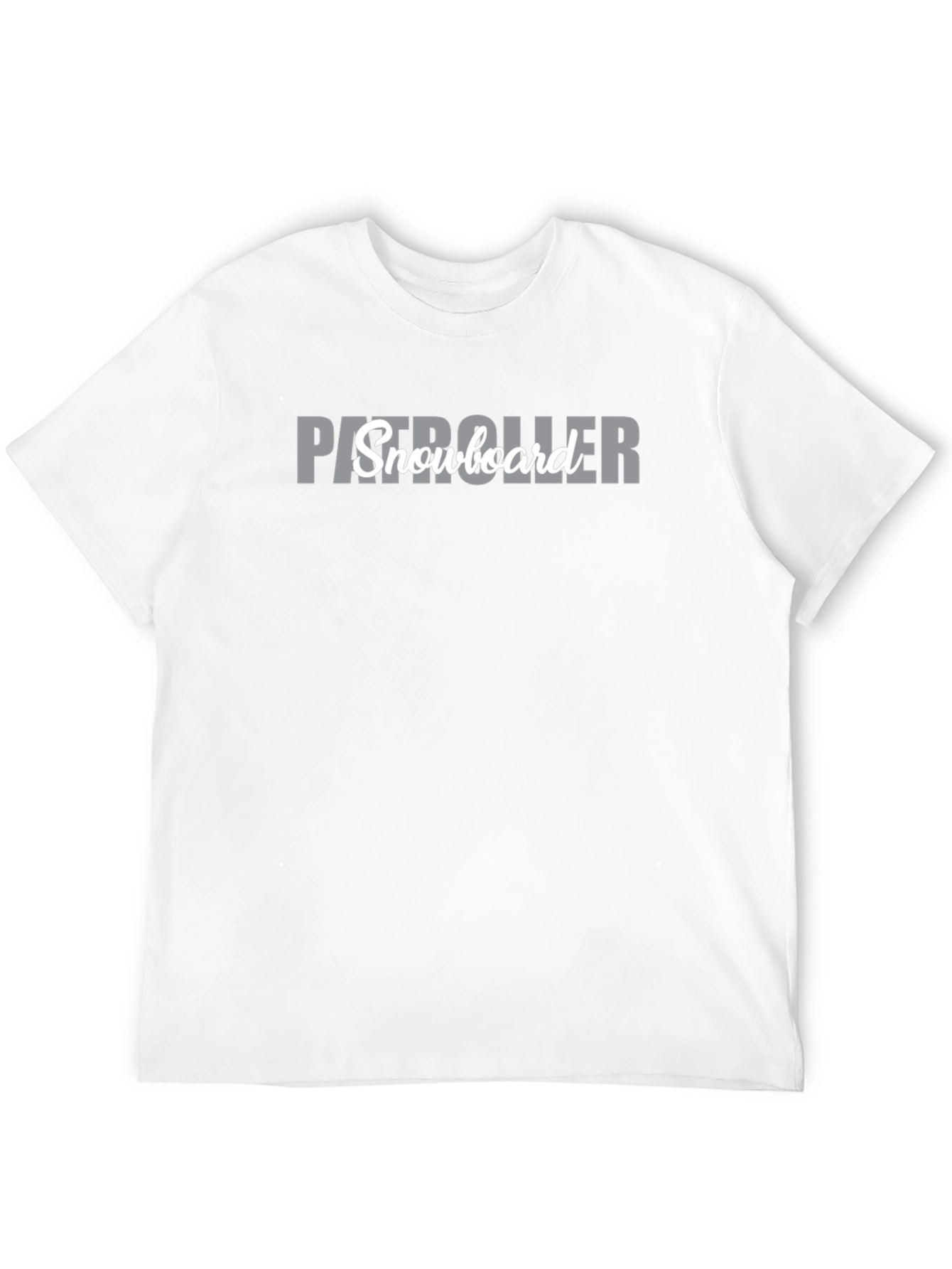 Patroller Snowboard Crew Neck Tee - Black