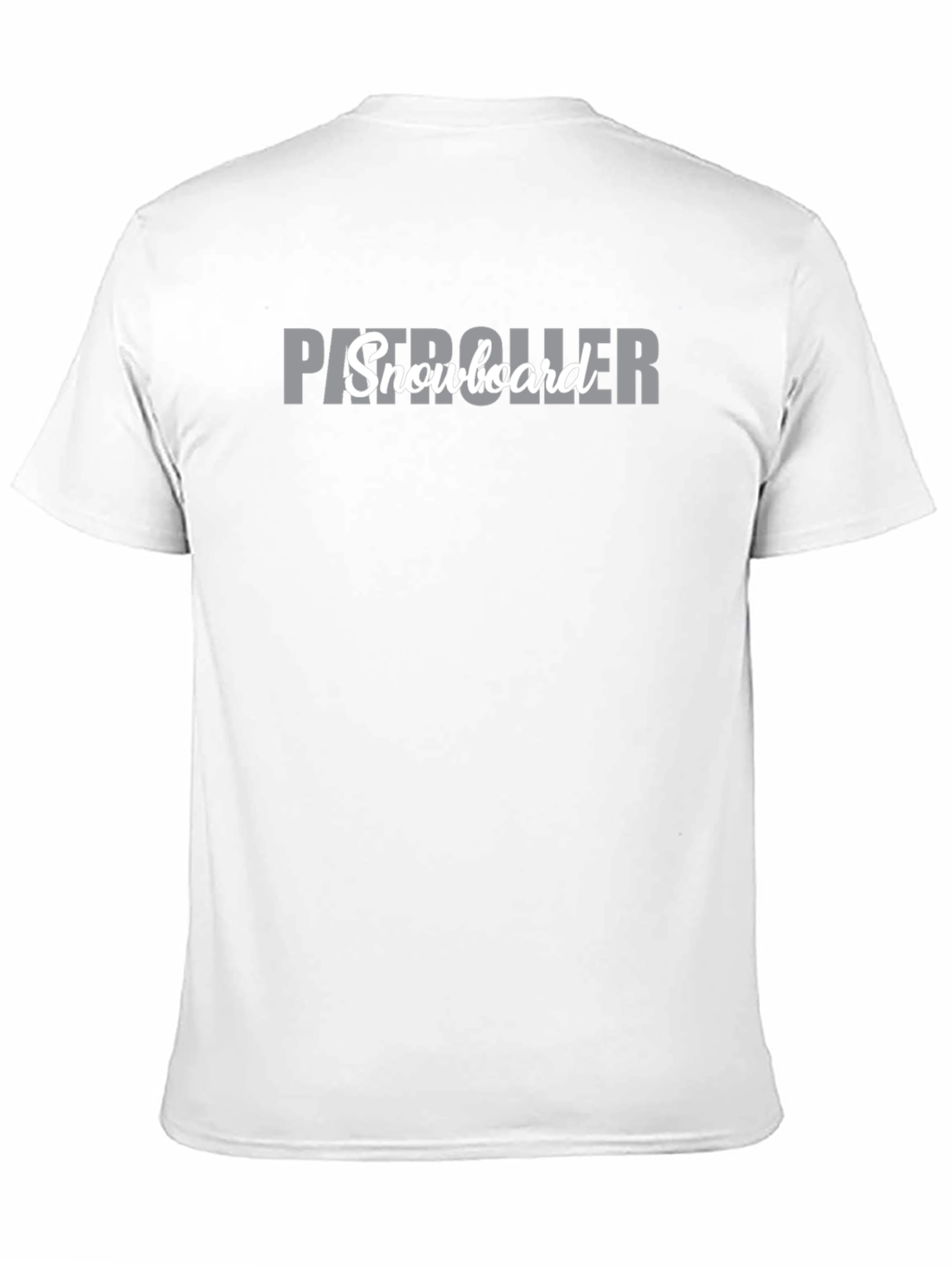 Patroller Snowboard Crew Neck Tee - Black