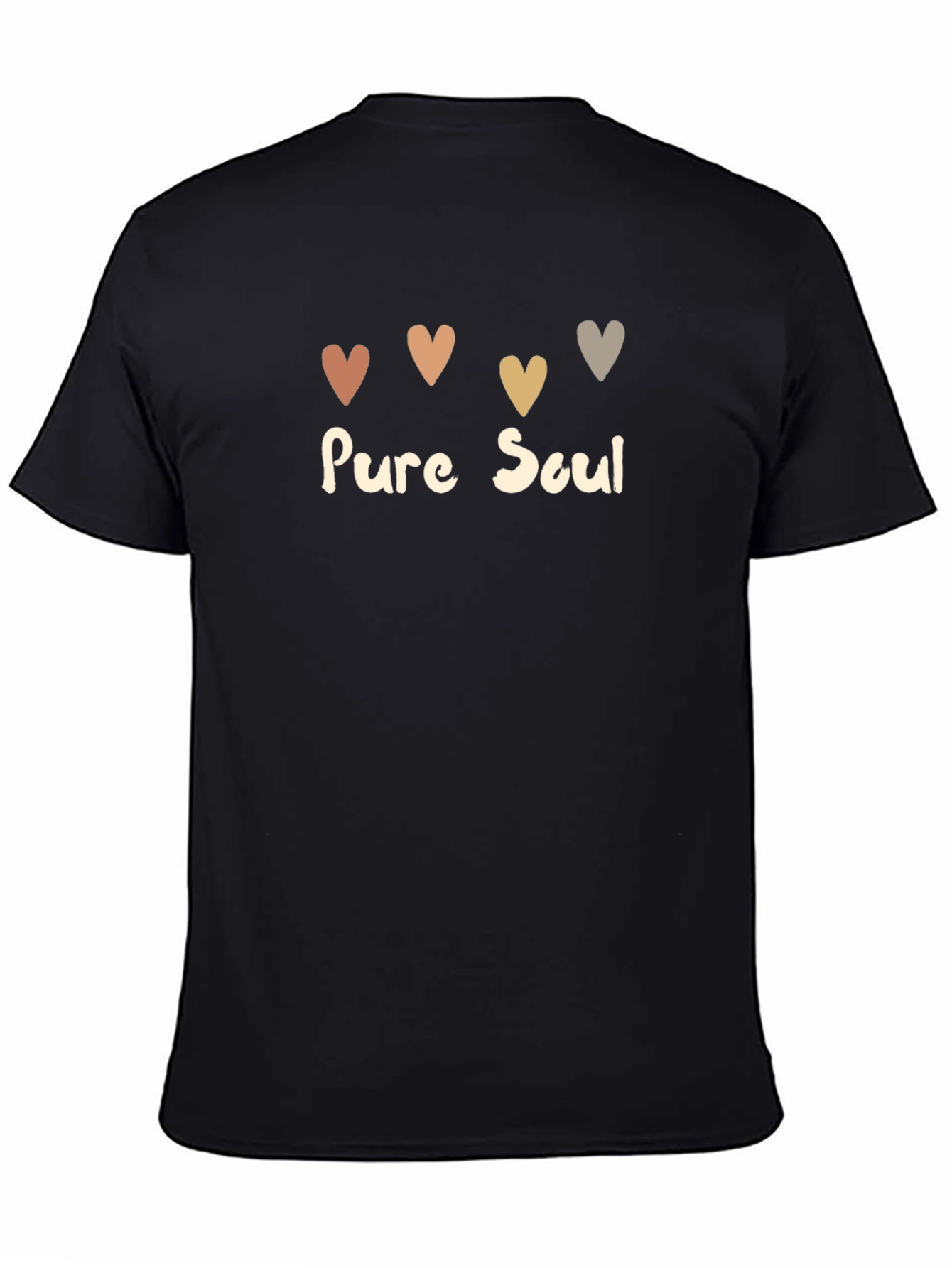 Pure Soul Heart Graphic Tee - Casual Comfort