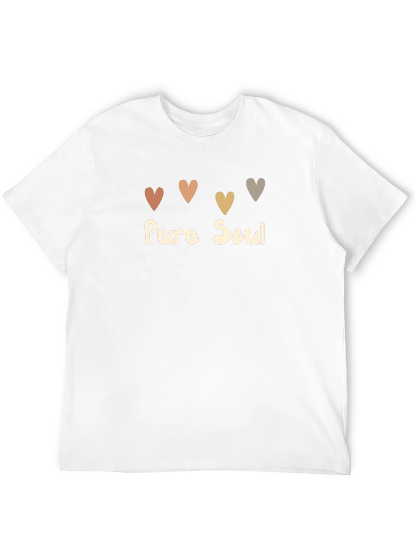Pure Soul Heart Graphic Tee - Casual Comfort