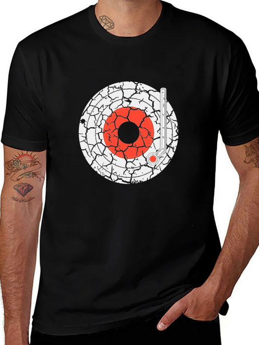 Cracked Target T-Shirt - Vintage Style