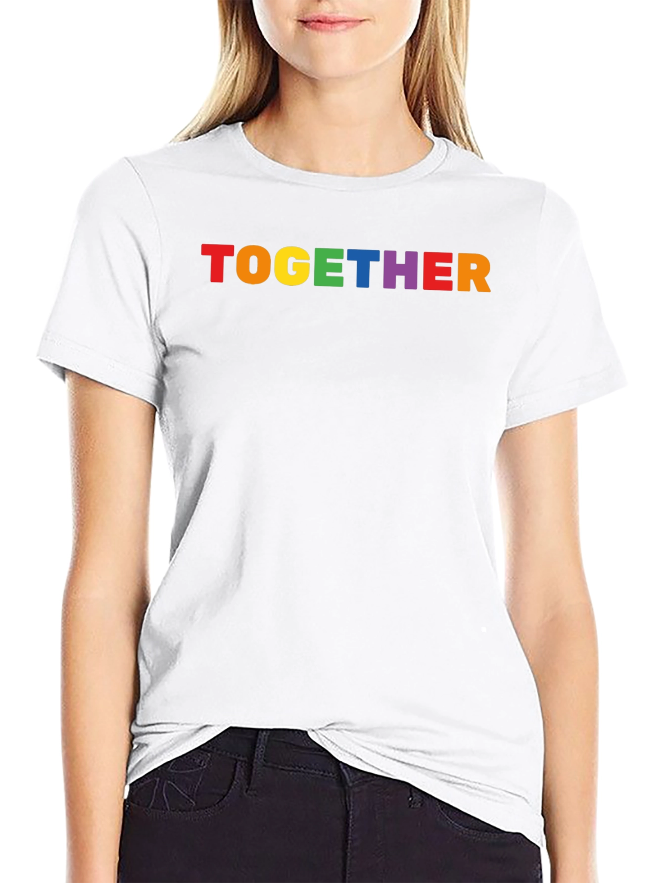 Together Rainbow Pride T-Shirt - Black