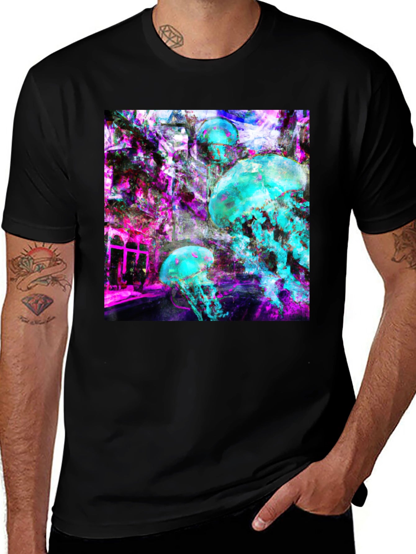 Jellyfish Graphic Tee - Vibrant & Unique Design