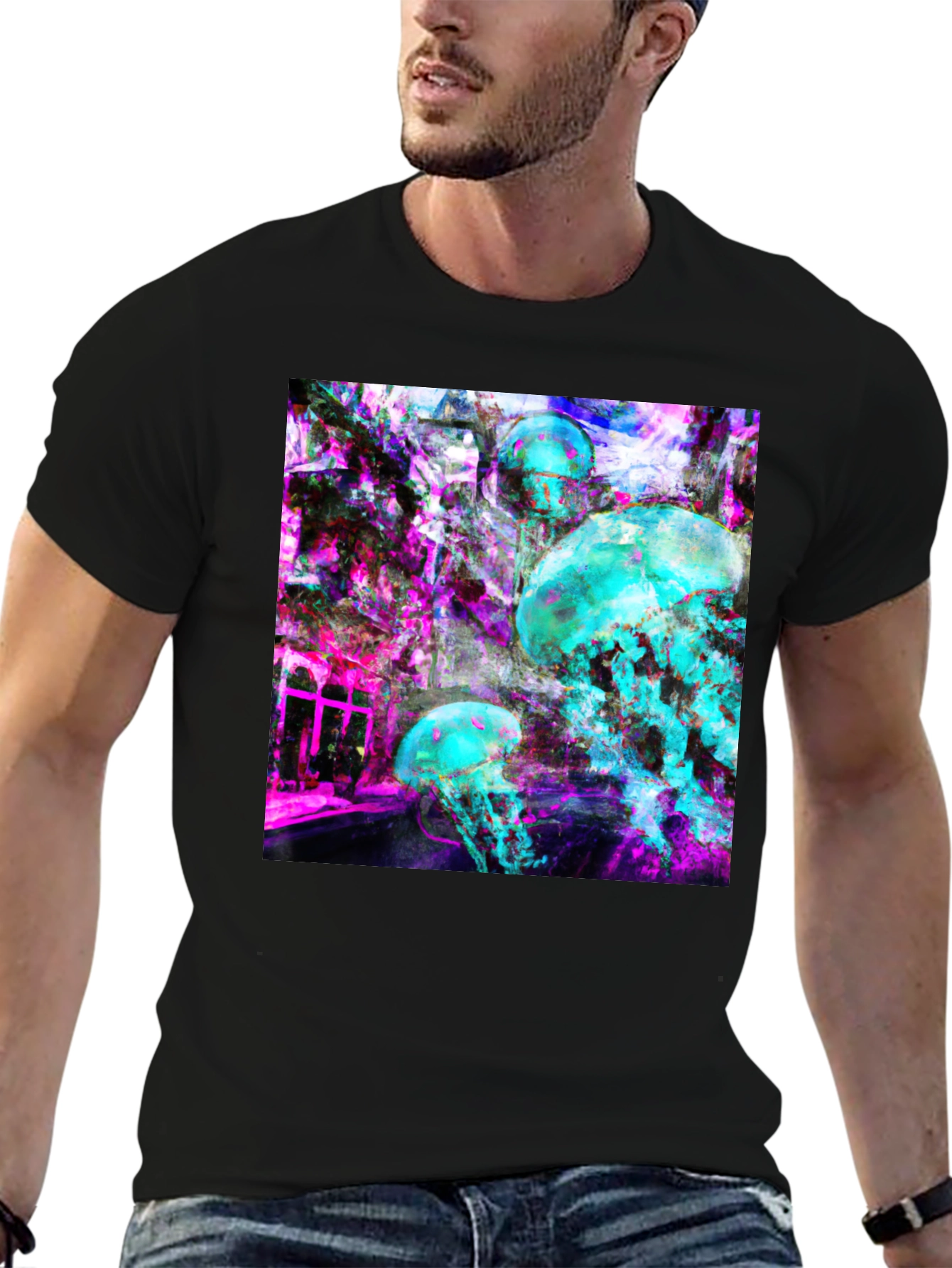 Jellyfish Graphic Tee - Vibrant & Unique Design