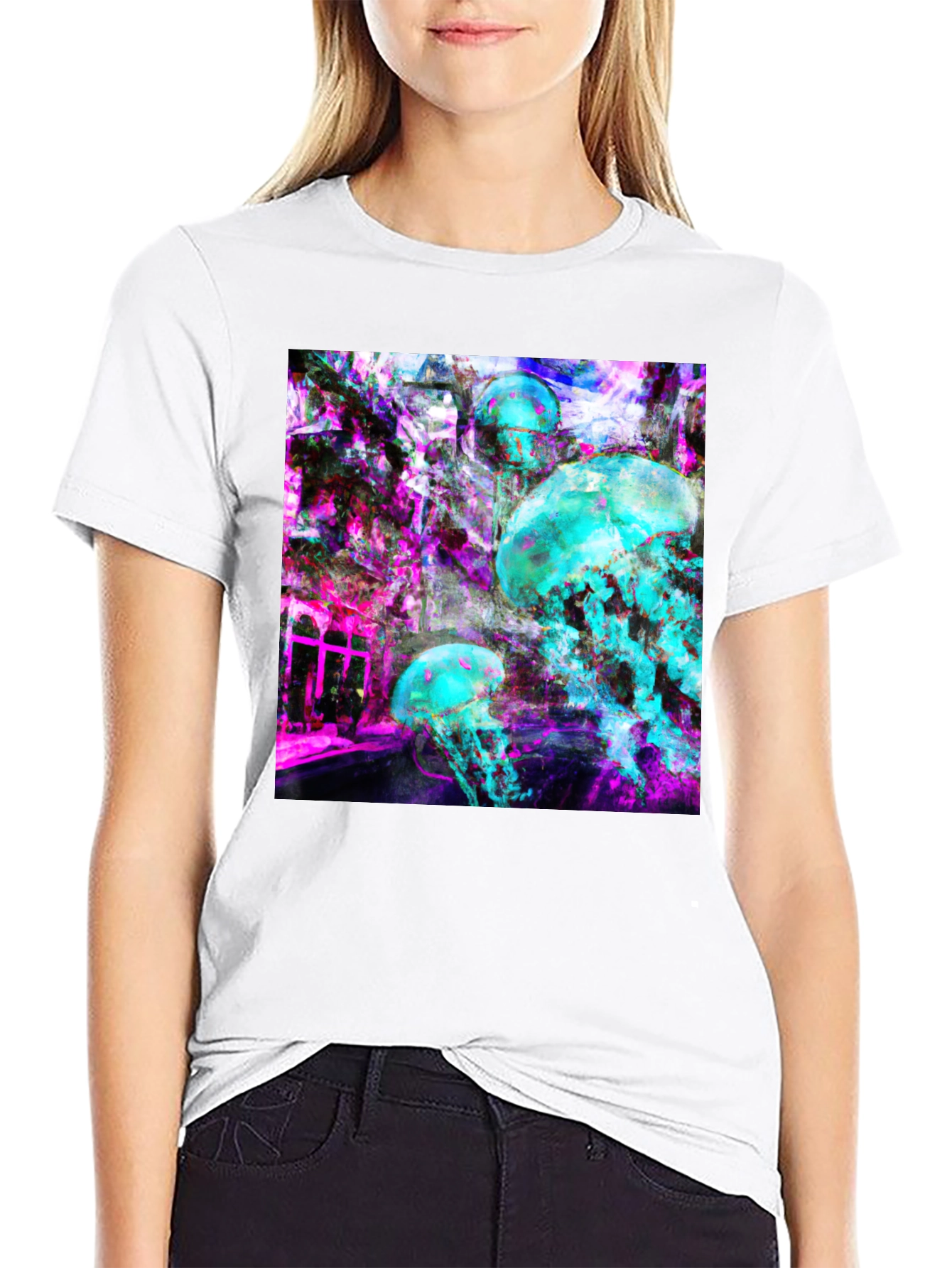 Jellyfish Graphic Tee - Vibrant & Unique Design