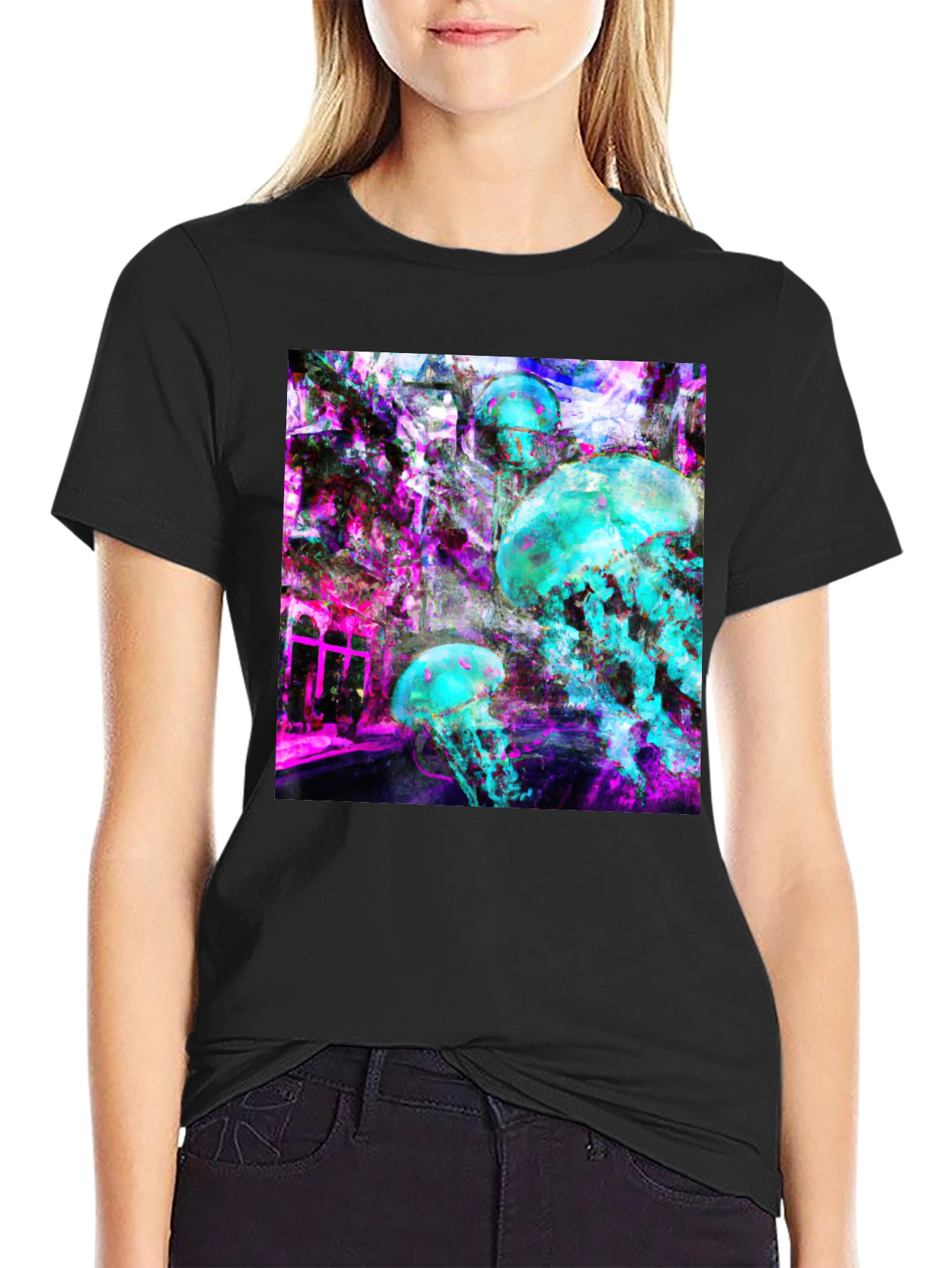 Jellyfish Graphic Tee - Vibrant & Unique Design