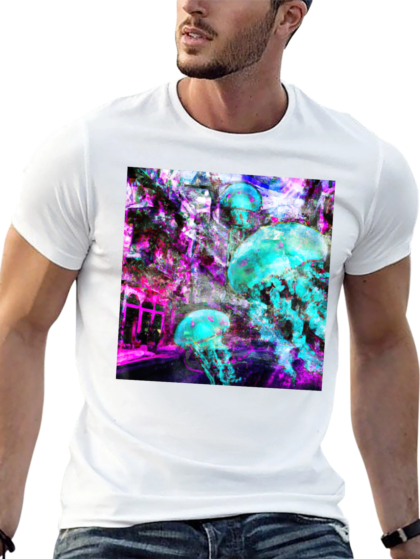 Jellyfish Graphic Tee - Vibrant & Unique Design