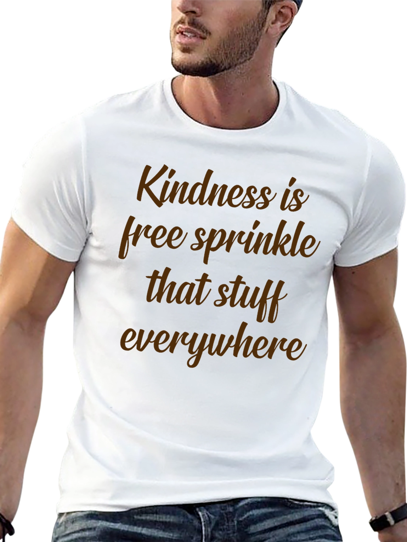 Kindness is Free Sprinkle Graphic Tee - Black