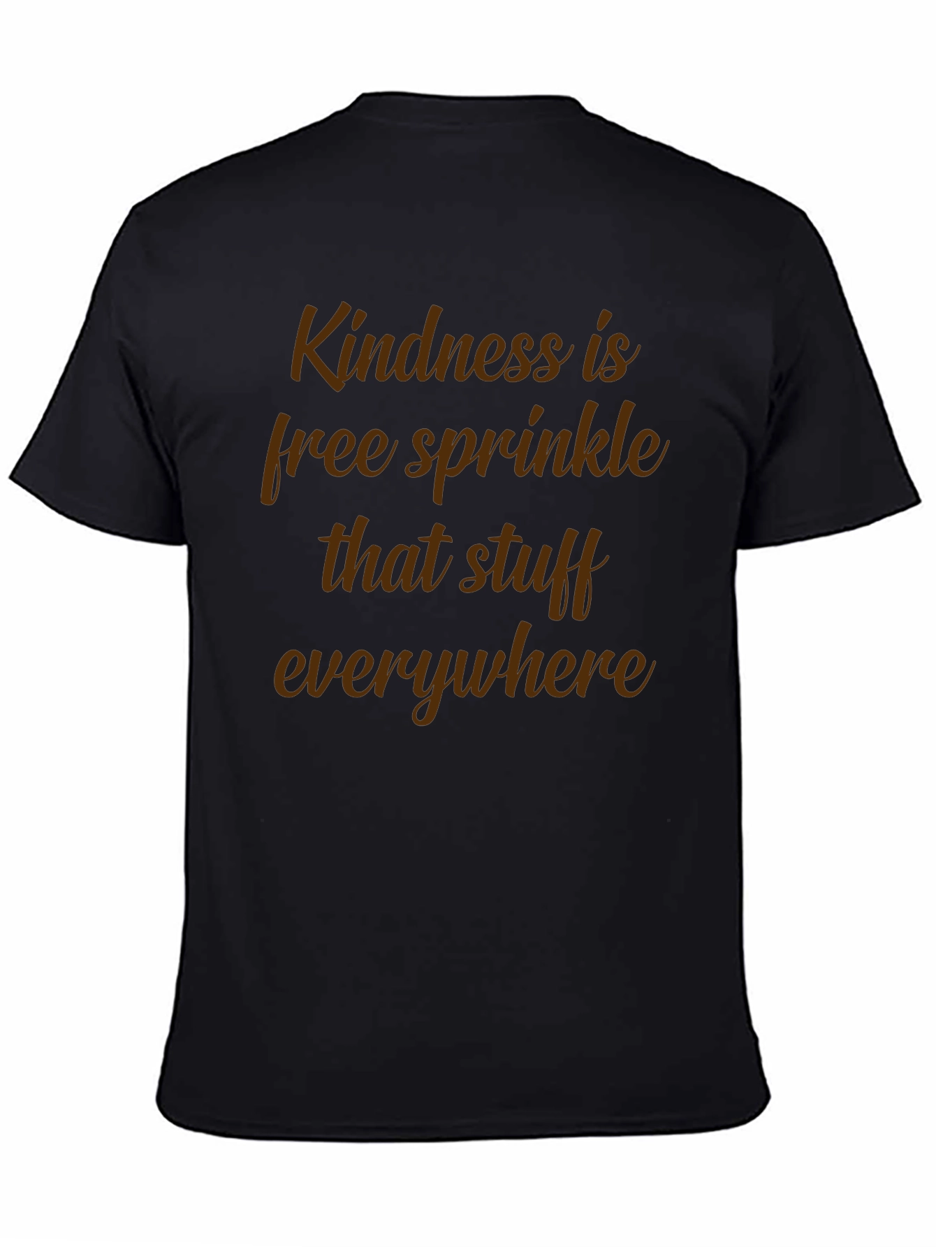 Kindness is Free Sprinkle Graphic Tee - Black