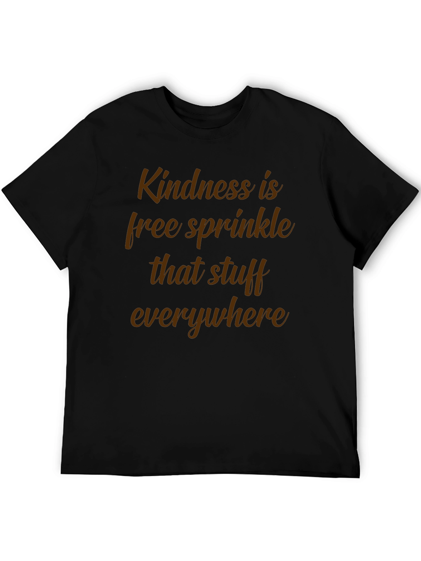 Kindness is Free Sprinkle Graphic Tee - Black