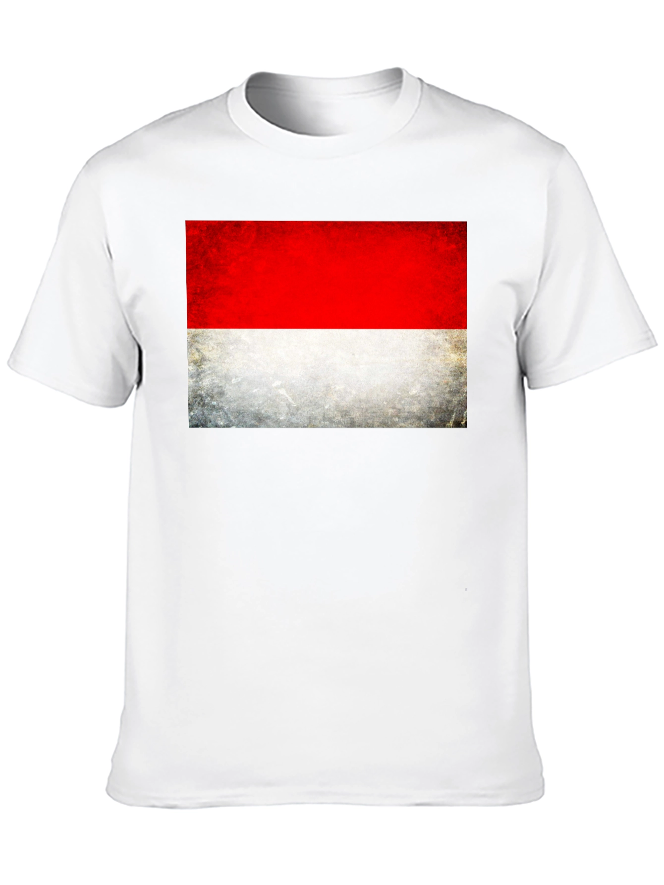 Indonesia Flag Grunge T-Shirt - National Pride Tee