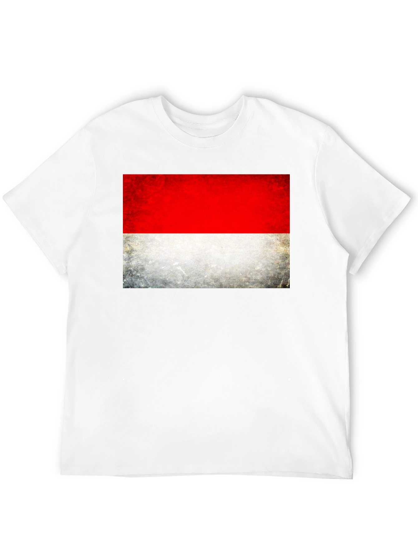 Indonesia Flag Grunge T-Shirt - National Pride Tee