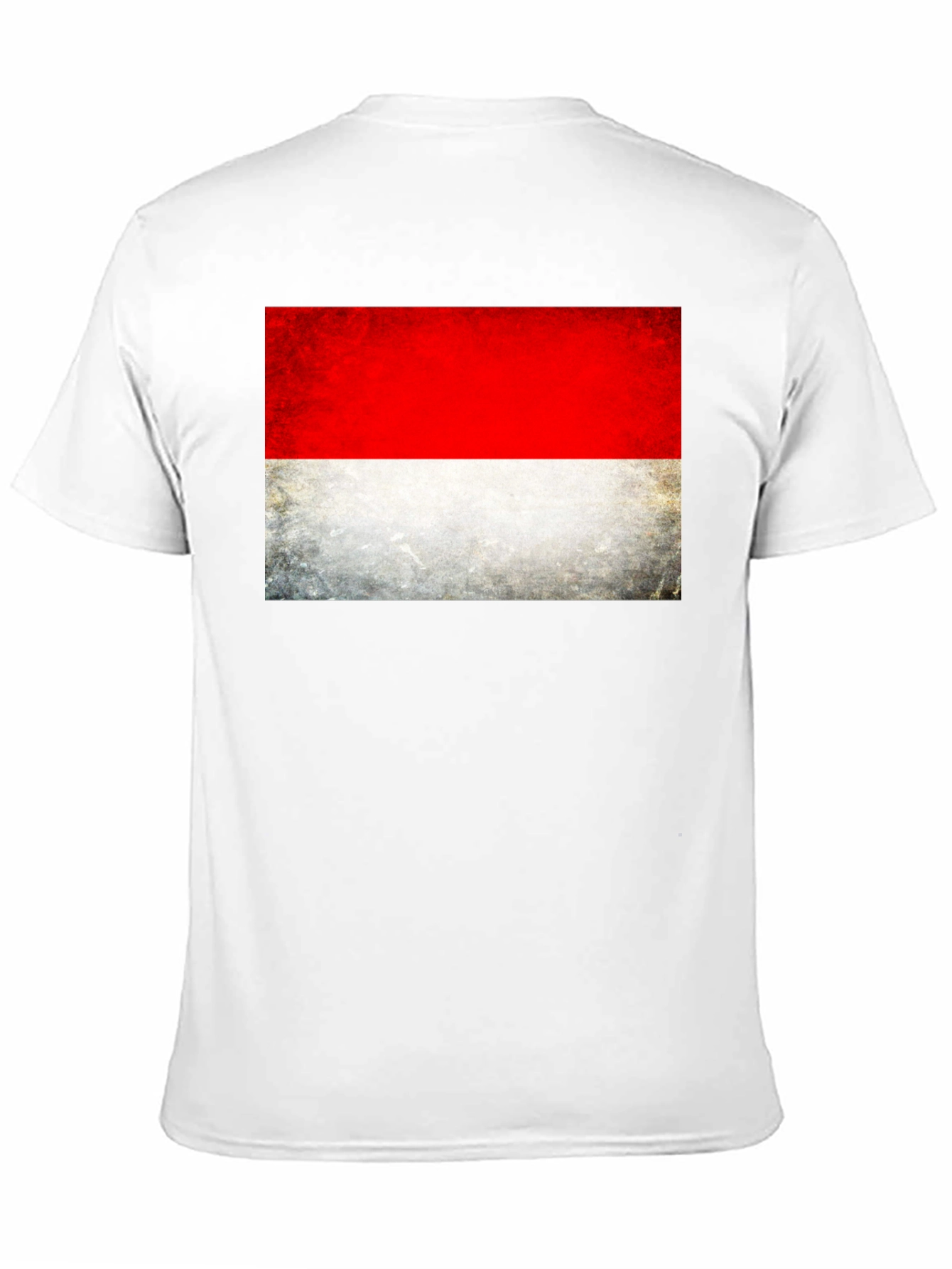 Indonesia Flag Grunge T-Shirt - National Pride Tee