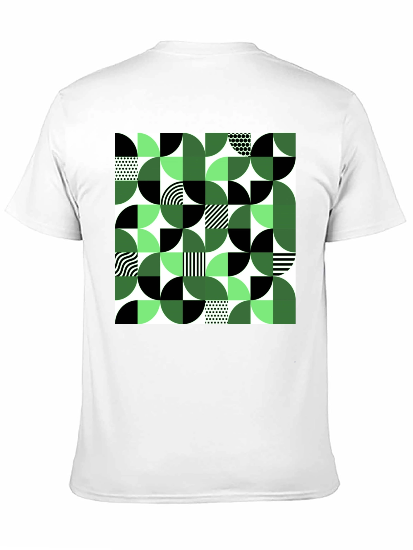 Geometric Pattern T-Shirt - Abstract Design