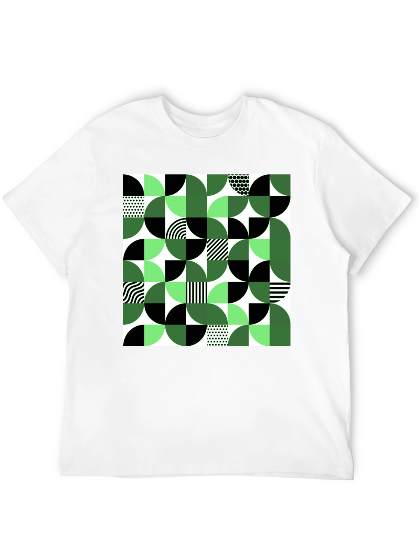 Geometric Pattern T-Shirt - Abstract Design
