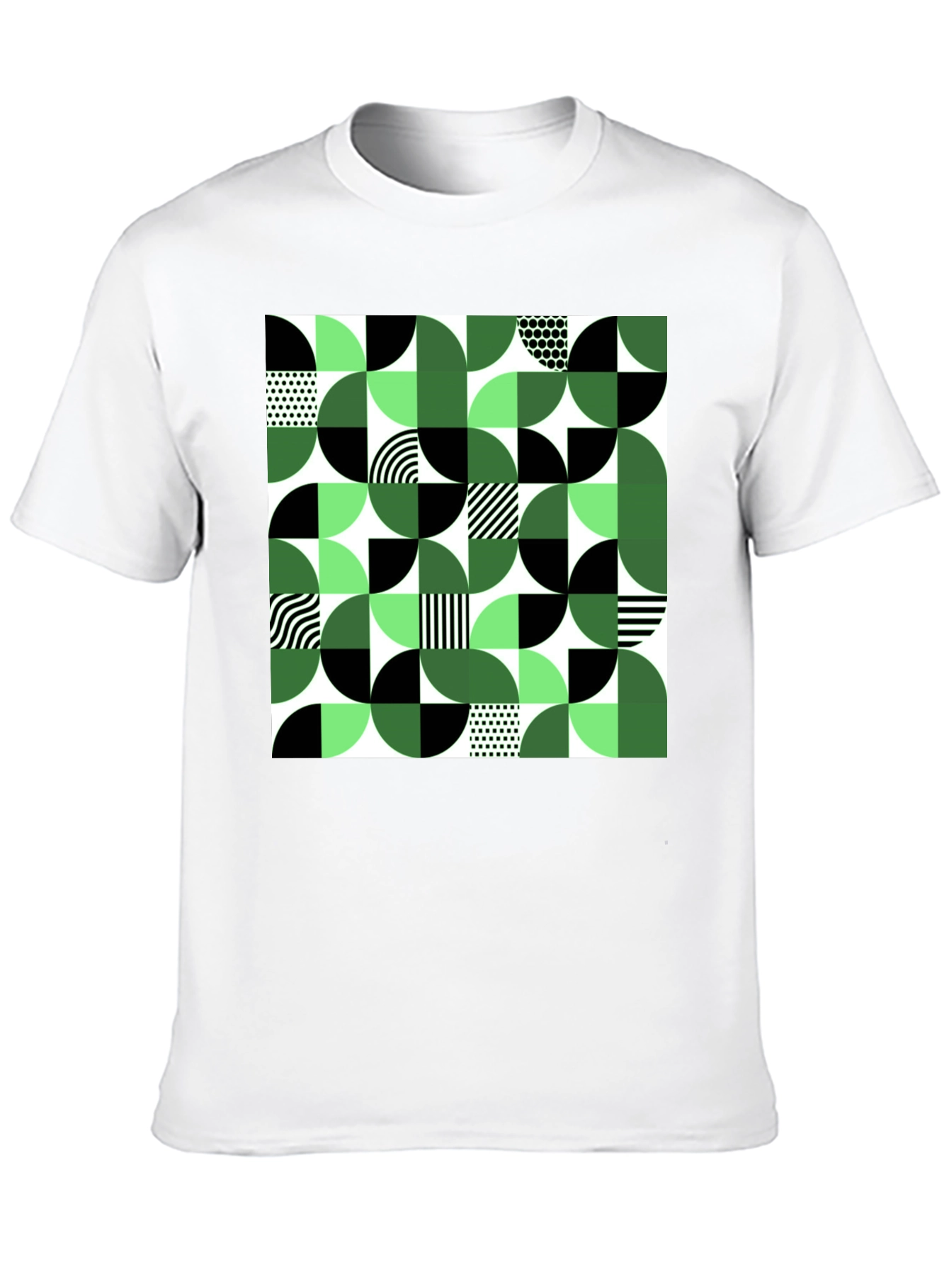 Geometric Pattern T-Shirt - Abstract Design