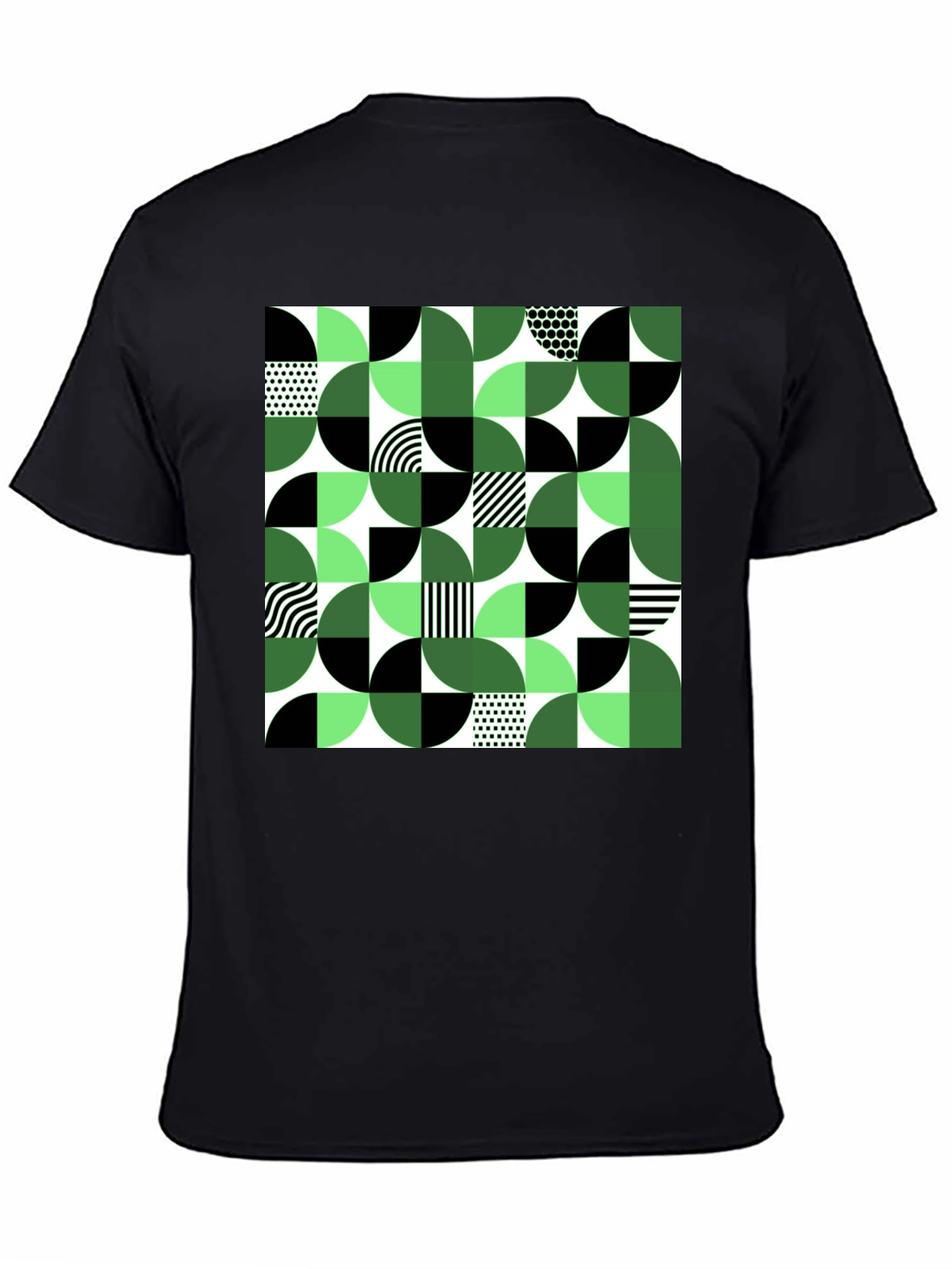 Geometric Pattern T-Shirt - Abstract Design