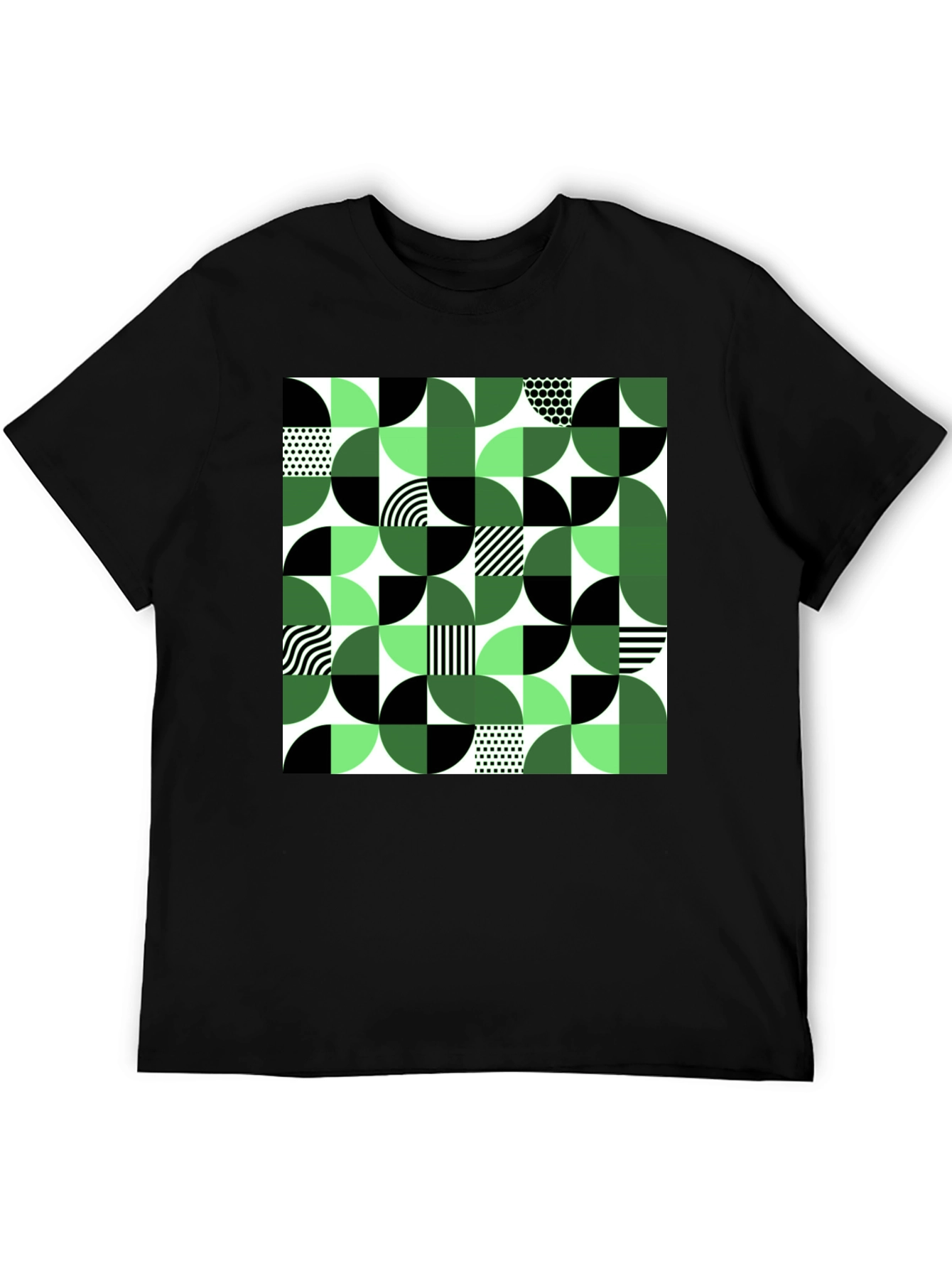Geometric Pattern T-Shirt - Abstract Design