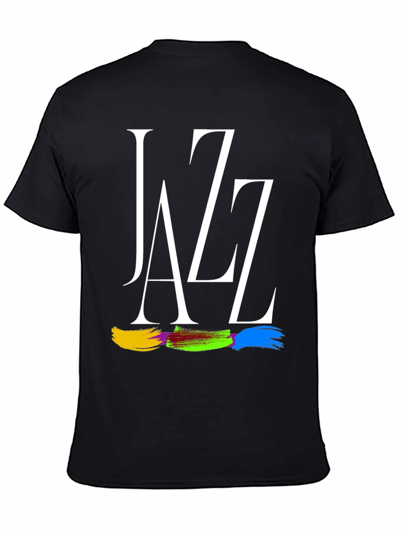 Jazz Graphic Print Black T-Shirt