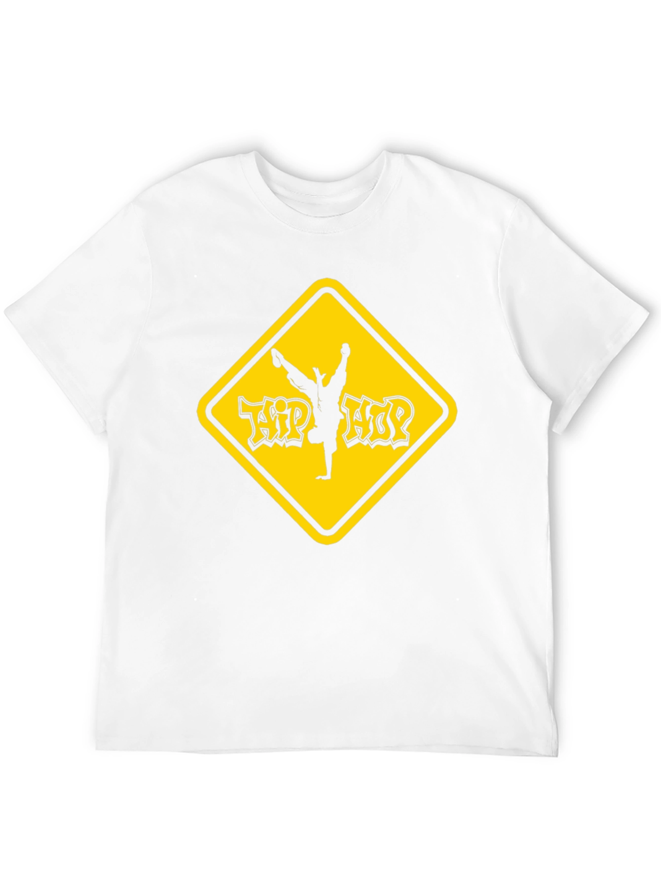 Hip Hop Dancer Graphic Tee - Black Cotton T-Shirt