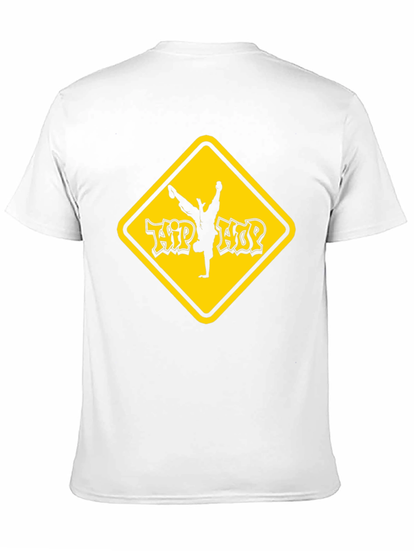 Hip Hop Dancer Graphic Tee - Black Cotton T-Shirt